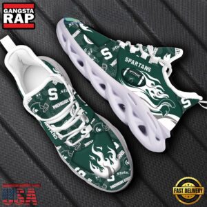 NCAA Michigan State Spartans Air Max Shoes Air Cushion Sneakers