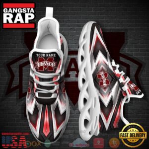 NCAA Mississippi State Bulldogs Football Team Custom Name Clunky Unique Air Max Shoes Air Cushion Sneakers