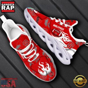 NCAA North Carolina State Wolfpack Air Max Shoes Air Cushion Sneakers