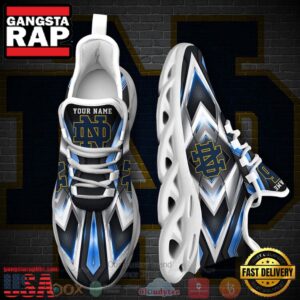 NCAA Notre Dame Fighting Irish Football Team Custom Name Clunky Unique Air Max Shoes Air Cushion Sneakers