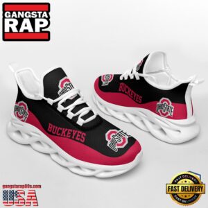 NCAA Ohio State Buckeyes Unique Air Max Shoes Air Cushion Sneakers