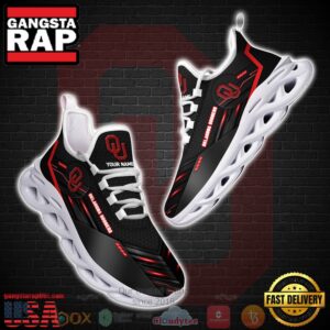 NCAA Oklahoma Sooners Custom Name Clunky Unique Air Max Shoes Air Cushion Sneakers