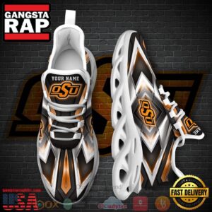 NCAA Oklahoma State Cowboys Football Team Custom Name Clunky Unique Air Max Shoes Air Cushion Sneakers