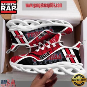 NCAA Ole Miss Rebels Air Max Shoes Air Cushion Sneakers