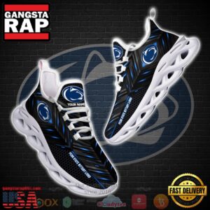 NCAA Penn State Nittany Lions Ncaa Custom Name Clunky Unique Air Max Shoes Air Cushion Sneakers