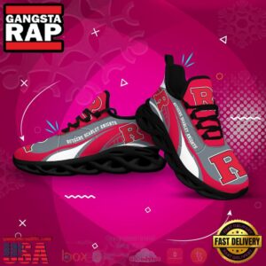 NCAA Rutgers Scarlet Knights Football Clunky Unique Air Max Shoes Air Cushion Sneakers
