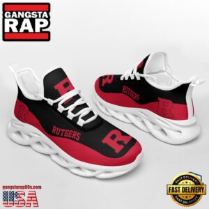 NCAA Rutgers Scarlet Knights Ncaa Unique Air Max Shoes Air Cushion Sneakers