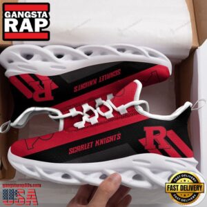 NCAA Rutgers Scarlet Knights Unique Air Max Shoes Air Cushion Sneakers