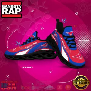 NCAA Smu Mustangs Football Clunky Unique Air Max Shoes Air Cushion Sneakers