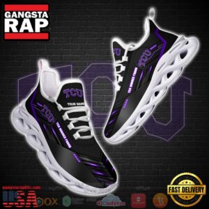 NCAA Tcu Horned Frogs Custom Name Clunky Unique Air Max Shoes Air Cushion Sneakers