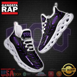 NCAA Tcu Horned Frogs Ncaa Custom Name Clunky Unique Air Max Shoes Air Cushion Sneakers