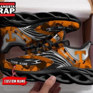 NCAA Tennessee Volunteers Sport Logo Team Custom Name Air Max Shoes Air Cushion Sneakers