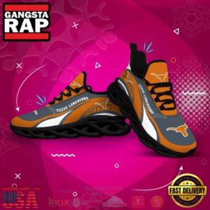 NCAA Texas Longhorns Football Clunky Unique Air Max Shoes Air Cushion Sneakers