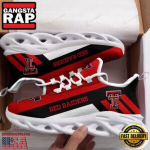 NCAA Texas Tech Red Raiders Unique Air Max Shoes Air Cushion Sneakers