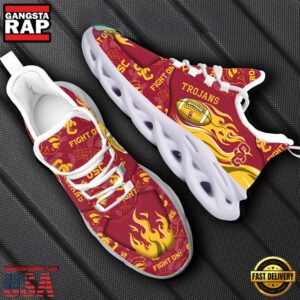 NCAA USC Trojans Air Max Shoes Air Cushion Sneakers