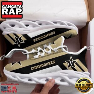 NCAA Vanderbilt Commodores Unique Air Max Shoes Air Cushion Sneakers