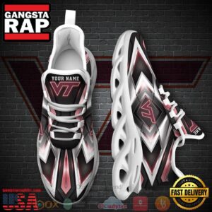 NCAA Virginia Tech Hokies Fooball Team Custom Name Clunky Unique Air Max Shoes Air Cushion Sneakers