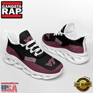 NCAA Virginia Tech Hokies Unique Air Max Shoes Air Cushion Sneakers