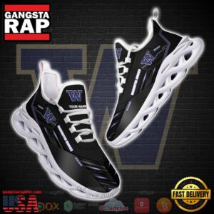 NCAA Washington Huskies Custom Name Clunky Unique Air Max Shoes Air Cushion Sneakers