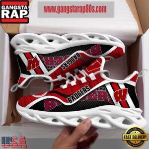 NCAA Wisconsin Badgers Air Max Shoes Air Cushion Sneakers