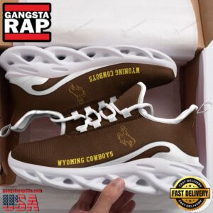 NCAA Wyoming Cowboys Unique Air Max Shoes Air Cushion Sneakers