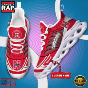 NCAA Nebraska Cornhuskers Custom Name Air Max Shoes Air Cushion Sneakers