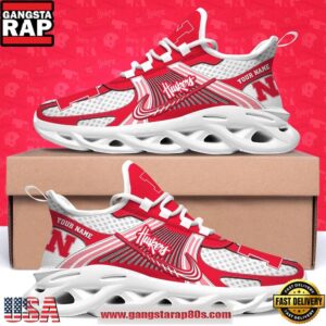 Nebraska Cornhuskers Personalized Clunky Sneaker Max Soul Shoes