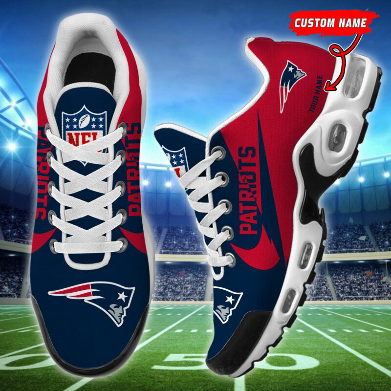 New England Patriots Air Max Plus Sport Sneakers For Fan Gifts 1 New England Patriots Air Max Plus Sport Sneakers For Fan Gifts