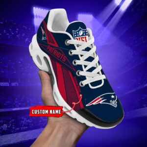 New England Patriots Custom Name Air Max Shoes Air Cushion Sneakers