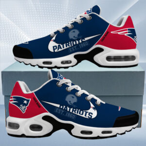 New England Patriots Est. Custom Name Air Max Shoes Air Cushion Sneakers