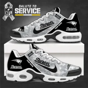 New England Patriots New Air Max Plus Shoes Air Cushion Sneaker 132gs-9669