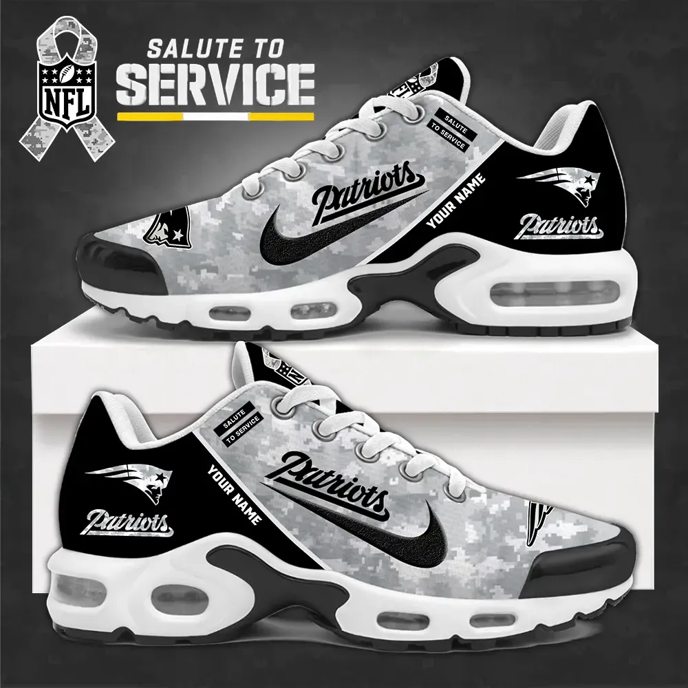 New England Patriots New Air Max Plus Shoes Air Cushion Sneaker 132gs-9669 1 New England Patriots New Air Max Plus Shoes Air Cushion Sneaker 132gs-9669