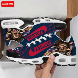 New England Patriots Premium Air Max Plus Sport Sneakers For Fan Gifts