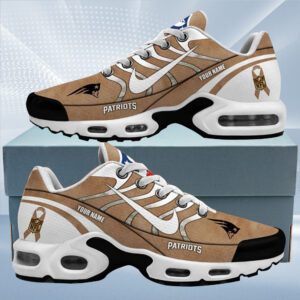 New England Patriots Salute To Service Personalized Air Max Shoes Air Cushion Sneakers