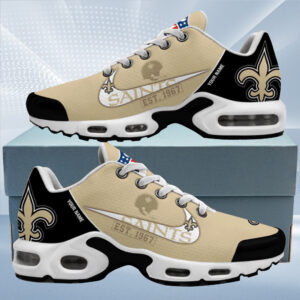 New Orleans Saints Est. Custom Name Air Max Shoes Air Cushion Sneakers