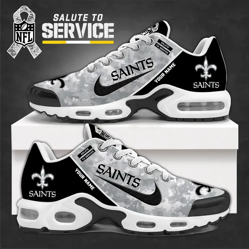 New Orleans Saints New Air Max Plus Shoes Air Cushion Sneaker 401jo-8226 1 New Orleans Saints New Air Max Plus Shoes Air Cushion Sneaker 401jo-8226