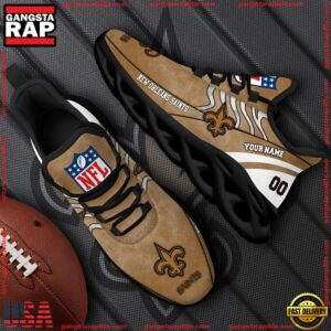 National Football League New Orleans Saints Air Max Shoes Air Cushion Sneakers