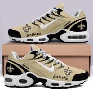 New Orleans Saints Personalized Name Team Mix Colors V3 Air Max Shoes Air Cushion Sneakers