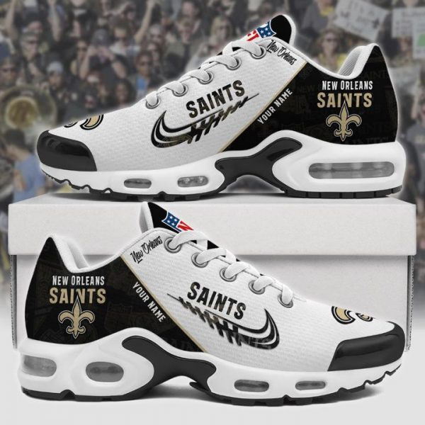 New Orleans Saints Personalized Name Team Mix Colors Wing Logo Air Max Shoes Air Cushion Sneakers 1 New Orleans Saints Personalized Name Team Mix Colors Wing Logo Air Max Shoes Air Cushion Sneakers