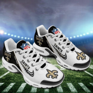 New Orleans Saints Personalized Name Team Mix Colors Wing Logo Air Max Shoes Air Cushion Sneakers