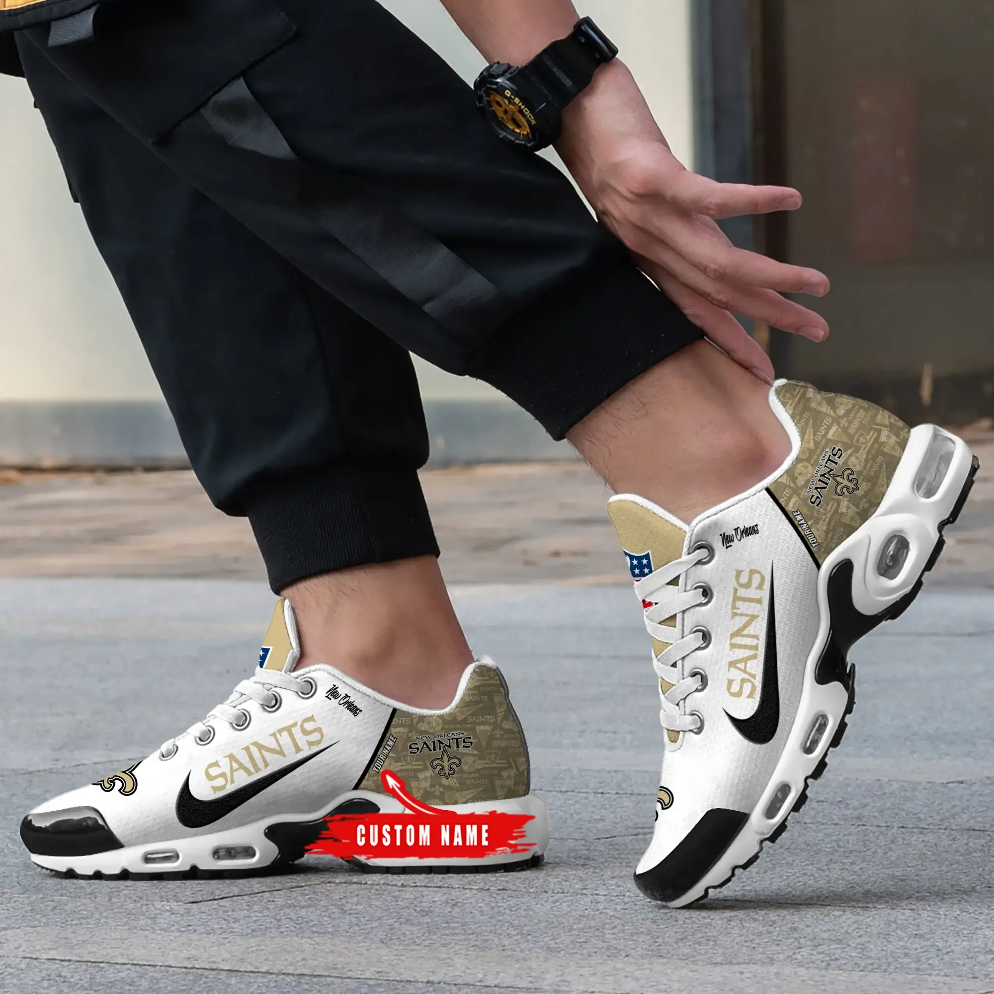 New Orleans Saints Personalized New Air Max Plus Shoes Air Cushion Sneaker 853bg-8418 1 New Orleans Saints Personalized New Air Max Plus Shoes Air Cushion Sneaker 853bg-8418