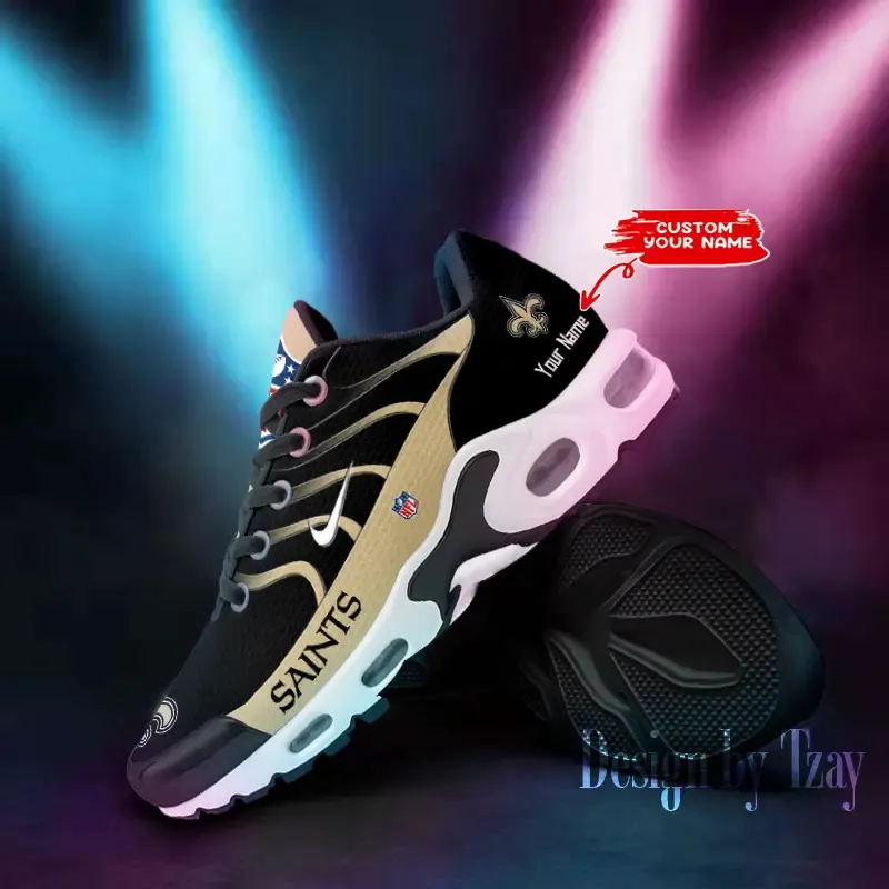 New Orleans Saints Personalized New Air Max Plus Shoes Air Cushion Sneaker Dv1 628af-6055 1 New Orleans Saints Personalized New Air Max Plus Shoes Air Cushion Sneaker Dv1 628af-6055