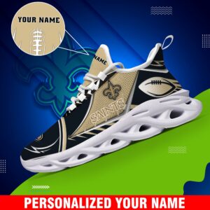 New Orleans Saints Sport White C Sneakers 2025 Version Personalized Your Name 528