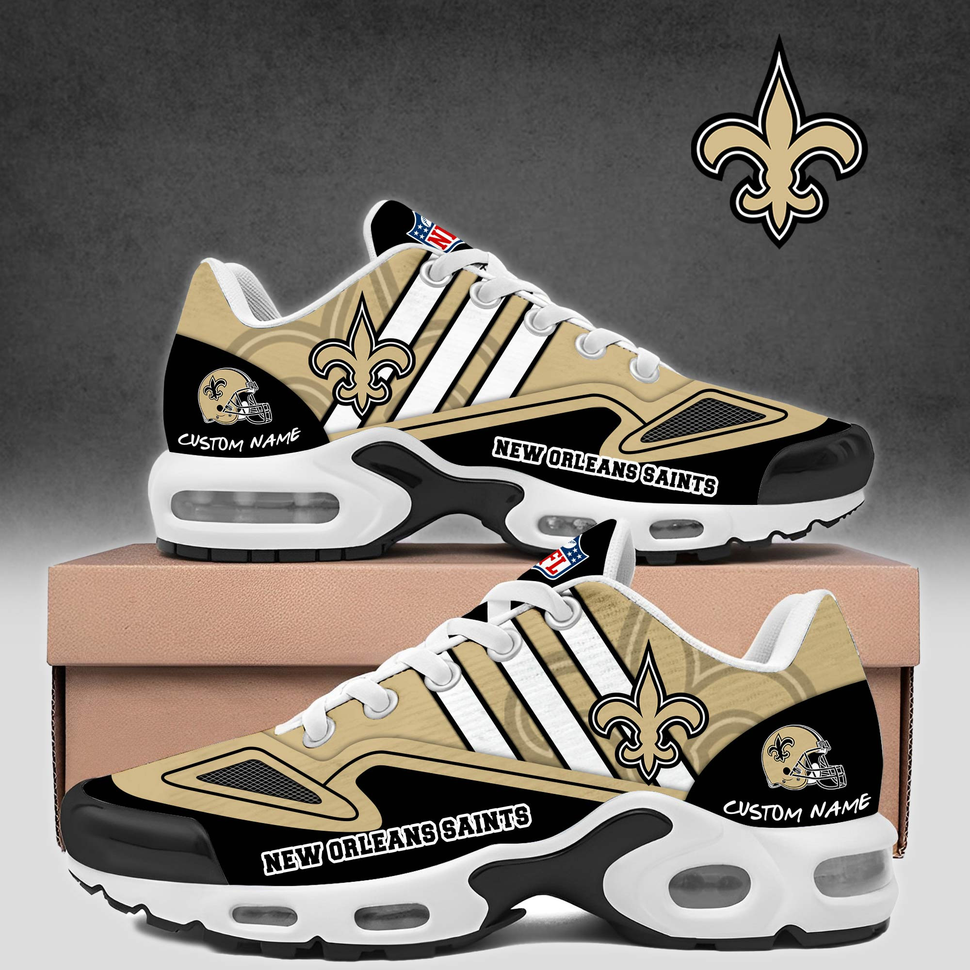 New Orleans Saints Air Max Plus Shoes Sneakers For Men And Women 1 New Orleans Saints Air Max Plus Shoes Sneakers For Men And Women
