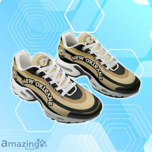 New Orleans Saintsfootball Team Logo Colors Waves Air Max Shoes Air Cushion Sneakers
