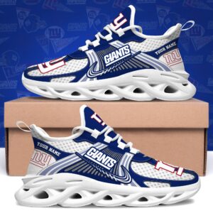 New York Giants Clunky Sneakers Custom Your Name, Sport Sneakers For Fans, Gifts For Sport Lovers, Gift For Dad