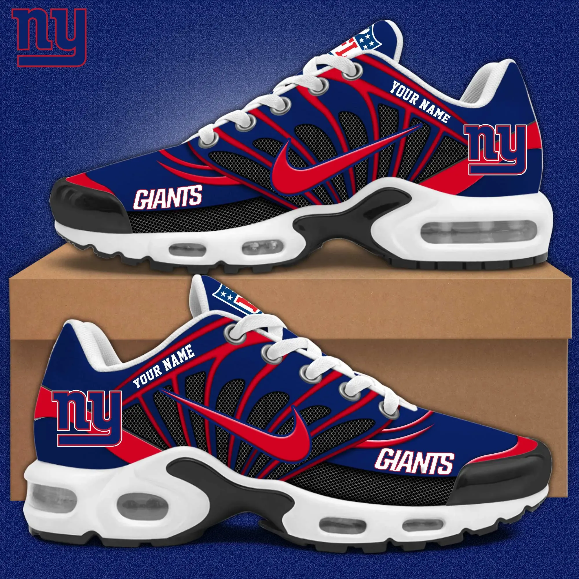 New York Giants New Air Max Plus Shoes Air Cushion Sneaker 795rj-3691 1 New York Giants New Air Max Plus Shoes Air Cushion Sneaker 795rj-3691