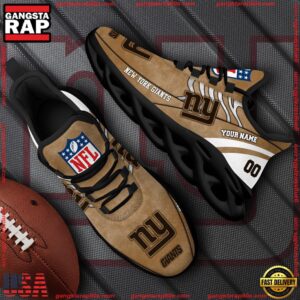 National Football League New York Giants Air Max Shoes Air Cushion Sneakers