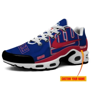 New York Giants Personalized Name Team Mix Colors V1 Air Max Shoes Air Cushion Sneakers