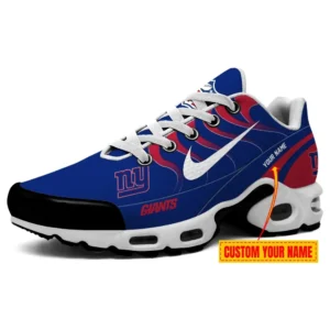 New York Giants Personalized Name Team Mix Colors V3 Air Max Shoes Air Cushion Sneakers